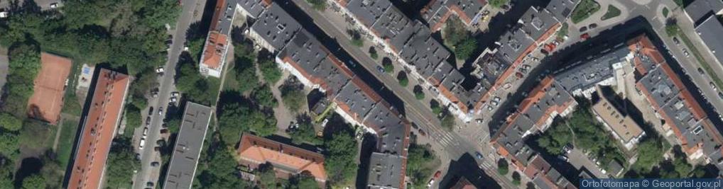 Zdjęcie satelitarne Nowowiejska ul.