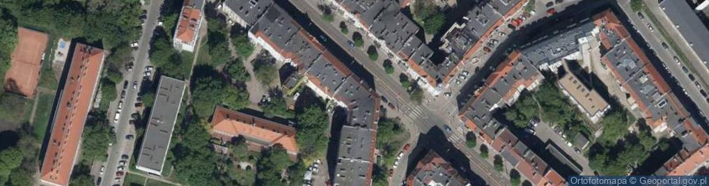 Zdjęcie satelitarne Nowowiejska ul.
