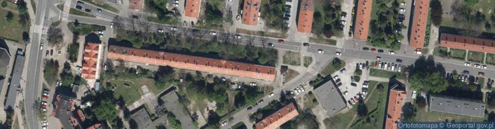 Zdjęcie satelitarne Nowodworska ul.