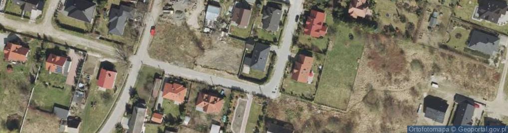 Zdjęcie satelitarne Nowy Kisielin-Modrzewiowa ul.