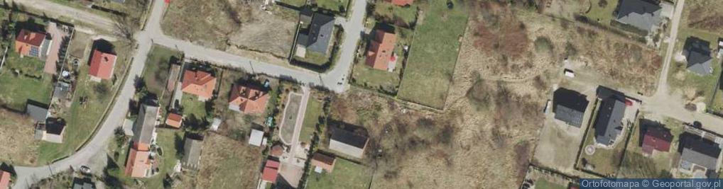 Zdjęcie satelitarne Nowy Kisielin-Modrzewiowa ul.