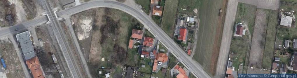 Zdjęcie satelitarne o. Edwarda Frankiewicza ul.
