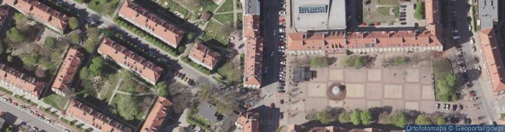 Zdjęcie satelitarne o. Innocentego Bocheńskiego ul.