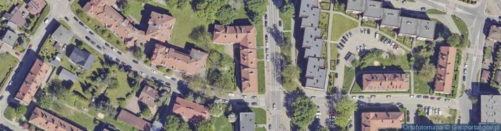 Zdjęcie satelitarne o. Innocentego Bocheńskiego ul.