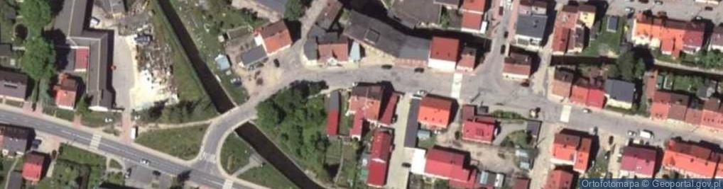 Zdjęcie satelitarne Obrońców Warszawy ul.
