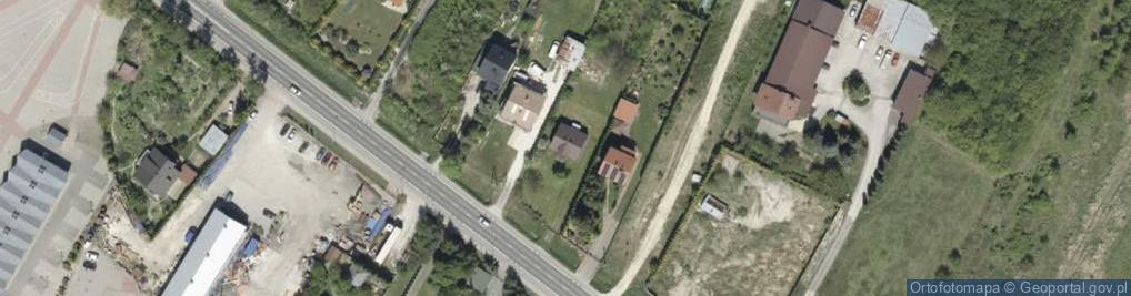 Zdjęcie satelitarne Objazdowa ul.