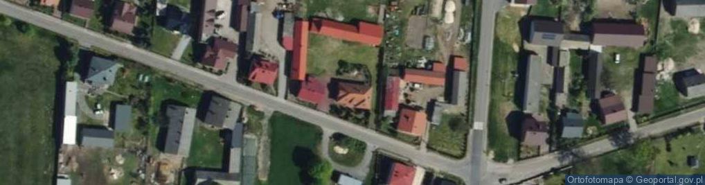 Zdjęcie satelitarne Obrów ul.