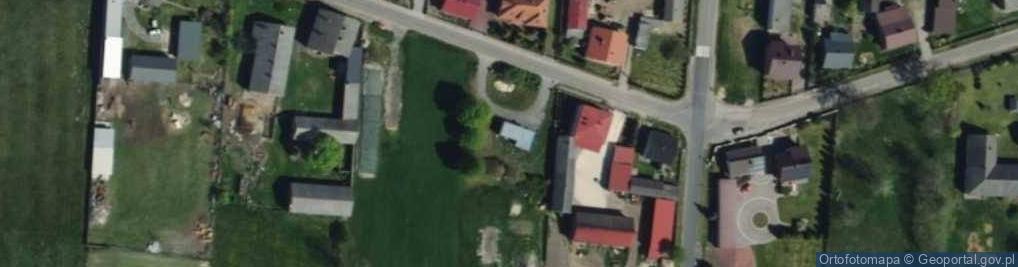 Zdjęcie satelitarne Obrów ul.