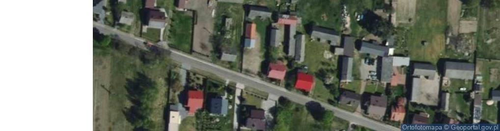 Zdjęcie satelitarne Obrów ul.