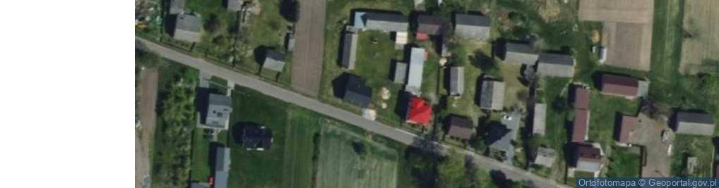 Zdjęcie satelitarne Obrów ul.