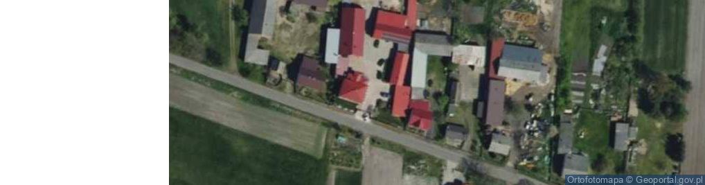 Zdjęcie satelitarne Obrów ul.