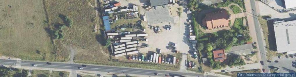 Zdjęcie satelitarne Obrzębin ul.