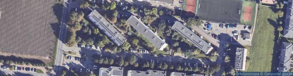 Zdjęcie satelitarne Obrońców Warszawy ul.