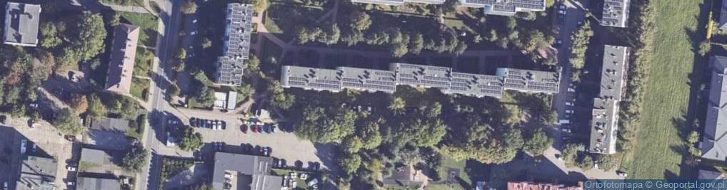 Zdjęcie satelitarne Obrońców Warszawy ul.