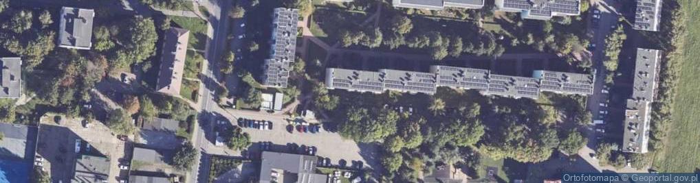 Zdjęcie satelitarne Obrońców Warszawy ul.