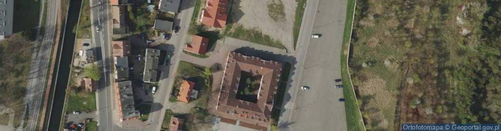 Zdjęcie satelitarne Obrońców Poczty Polskiej ul.
