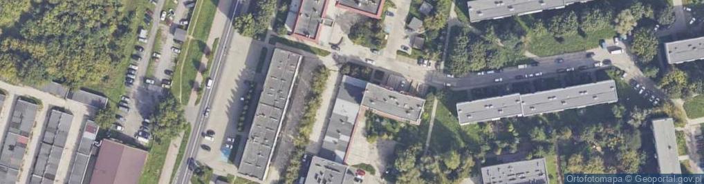 Zdjęcie satelitarne Obrońców Warszawy ul.