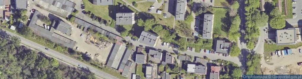 Zdjęcie satelitarne Obrońców Warszawy ul.