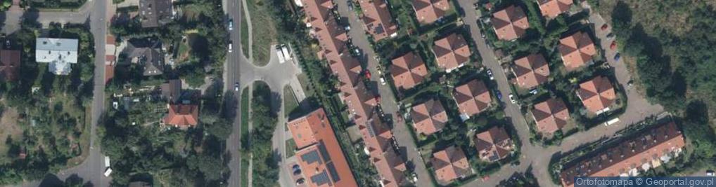 Zdjęcie satelitarne Obłoków ul.