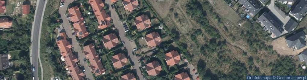 Zdjęcie satelitarne Obłoków ul.