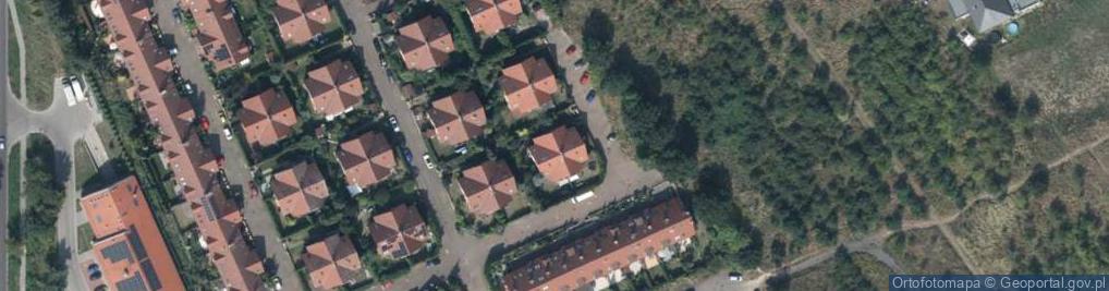 Zdjęcie satelitarne Obłoków ul.