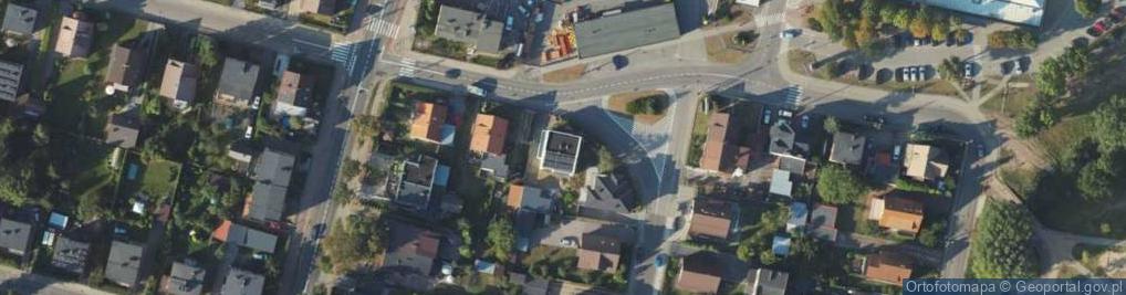 Zdjęcie satelitarne Obrońców Helu ul.