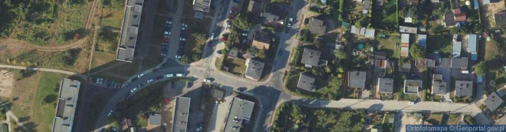 Zdjęcie satelitarne Obrońców Wybrzeża ul.