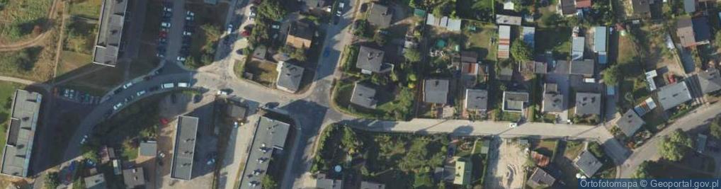 Zdjęcie satelitarne Obrońców Wybrzeża ul.