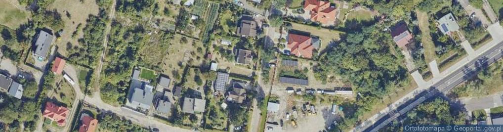 Zdjęcie satelitarne Obrońców Wisły 1920 r. ul.