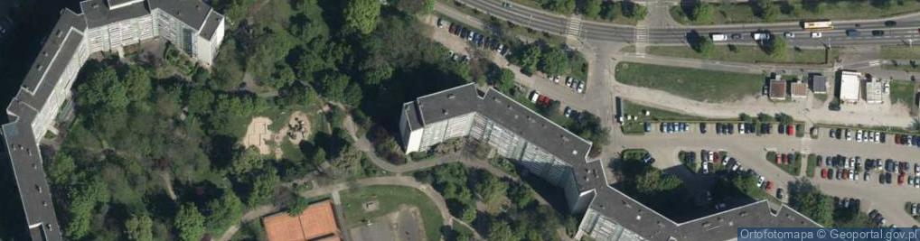 Zdjęcie satelitarne Obornicka ul.