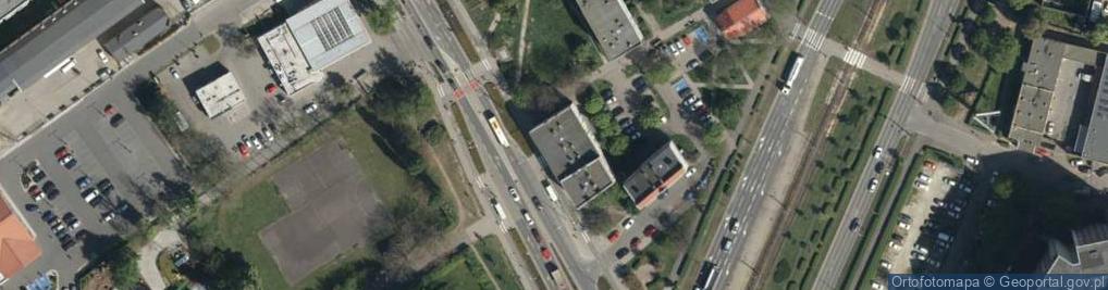 Zdjęcie satelitarne Obornicka ul.