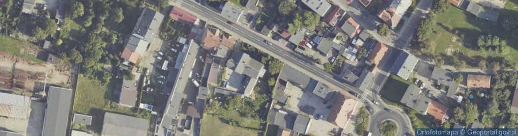 Zdjęcie satelitarne Obrońców Warszawy ul.