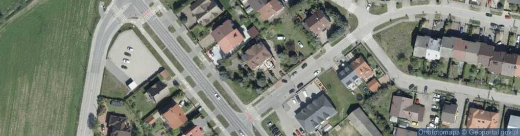 Zdjęcie satelitarne Obrońców Miasta ul.