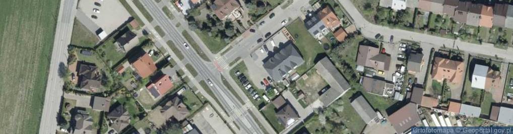 Zdjęcie satelitarne Obrońców Miasta ul.