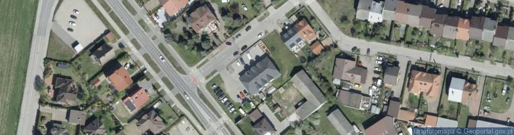 Zdjęcie satelitarne Obrońców Miasta ul.