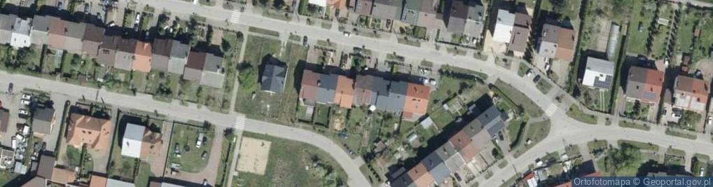 Zdjęcie satelitarne Obrońców Miasta ul.