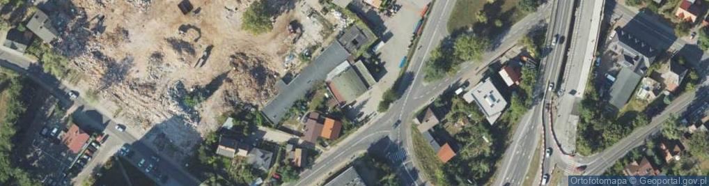 Zdjęcie satelitarne Objazdowa ul.