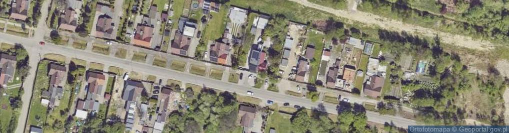 Zdjęcie satelitarne Odrzańska ul.