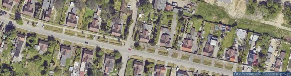 Zdjęcie satelitarne Odrzańska ul.