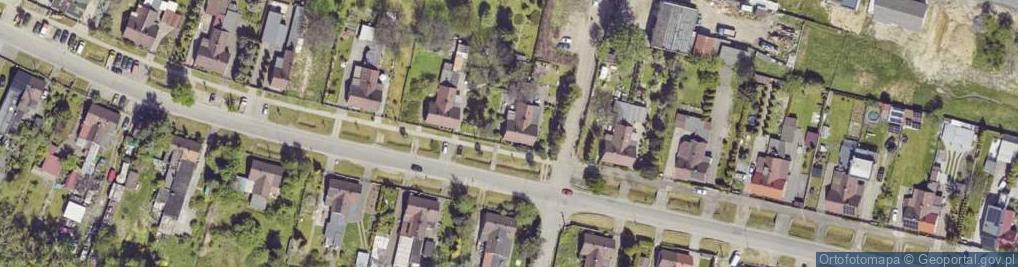 Zdjęcie satelitarne Odrzańska ul.
