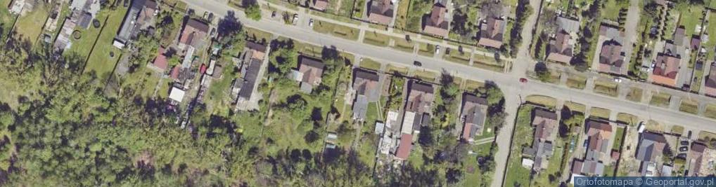 Zdjęcie satelitarne Odrzańska ul.
