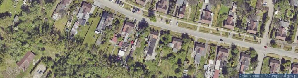 Zdjęcie satelitarne Odrzańska ul.