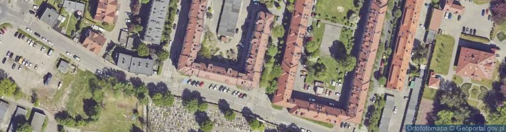 Zdjęcie satelitarne Odrowążów ul.