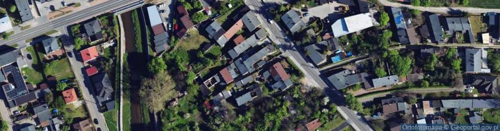 Zdjęcie satelitarne Odrzańska ul.