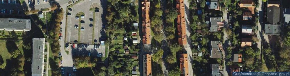 Zdjęcie satelitarne Odrzańska ul.
