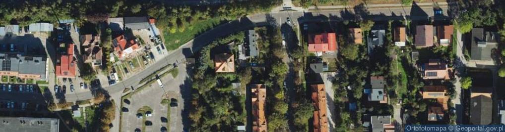 Zdjęcie satelitarne Odrzańska ul.