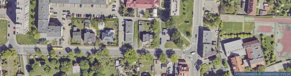 Zdjęcie satelitarne Odrowążów ul.