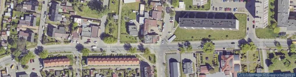 Zdjęcie satelitarne Odrowążów ul.