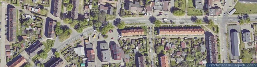 Zdjęcie satelitarne Odrowążów ul.