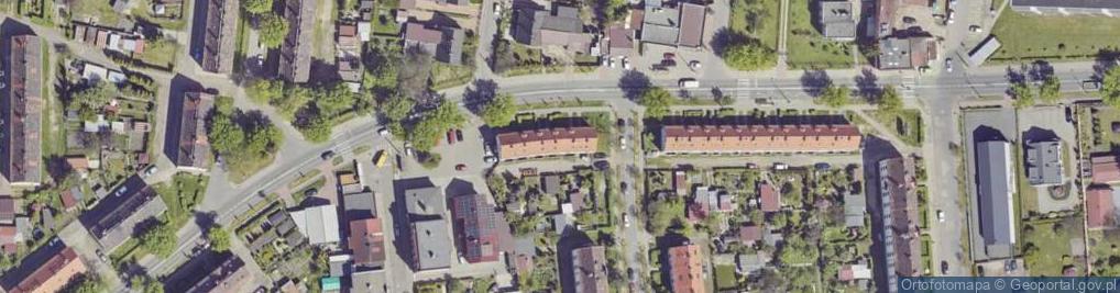 Zdjęcie satelitarne Odrowążów ul.